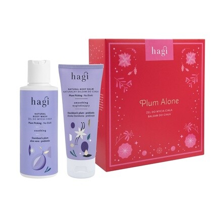 

Бальзам для тела Plum Alone 75 мл и гель для мытья тела 150 мл Hagiset