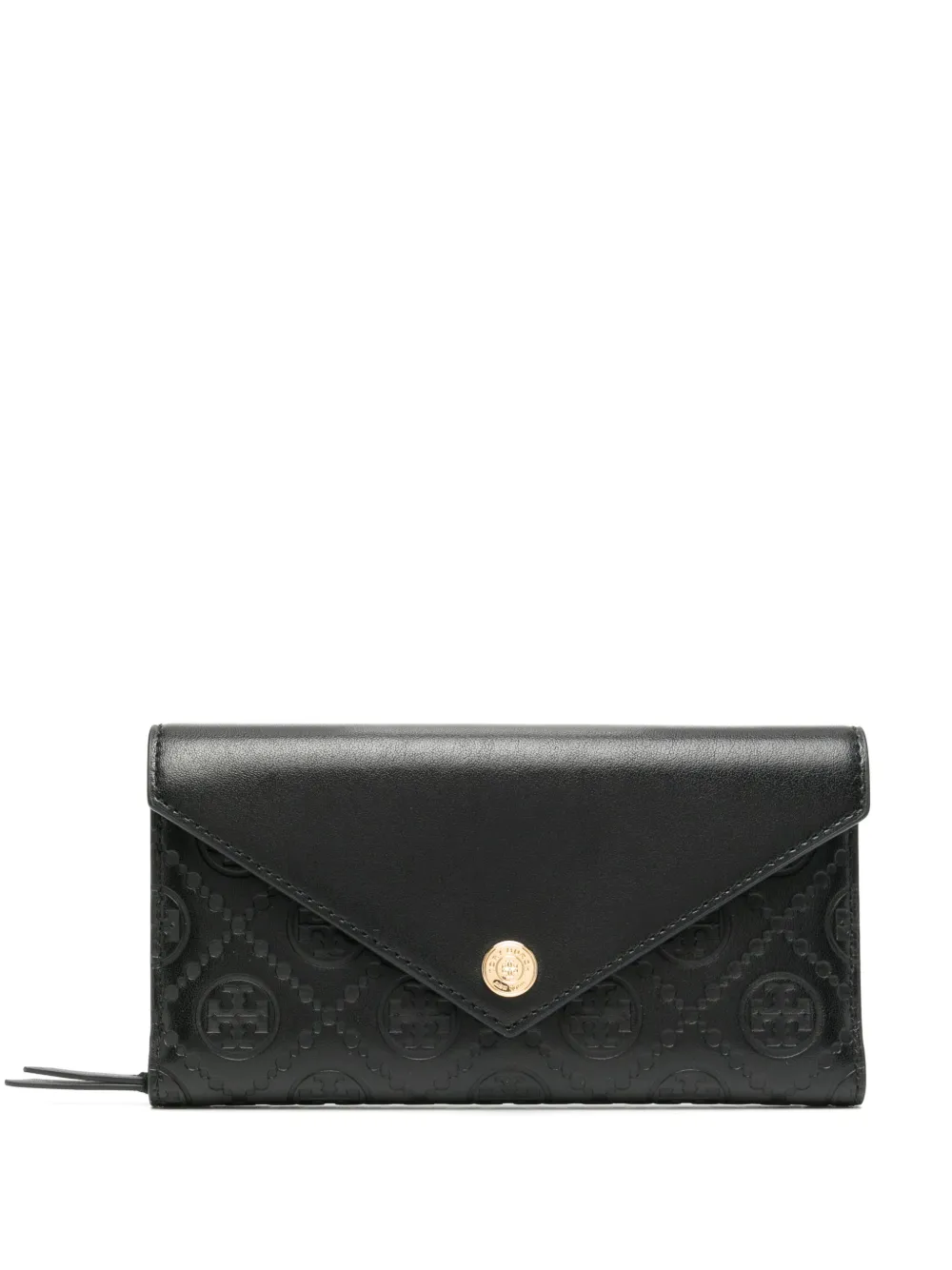 

Кошелек-конверт с монограммой Tory Burch, черный