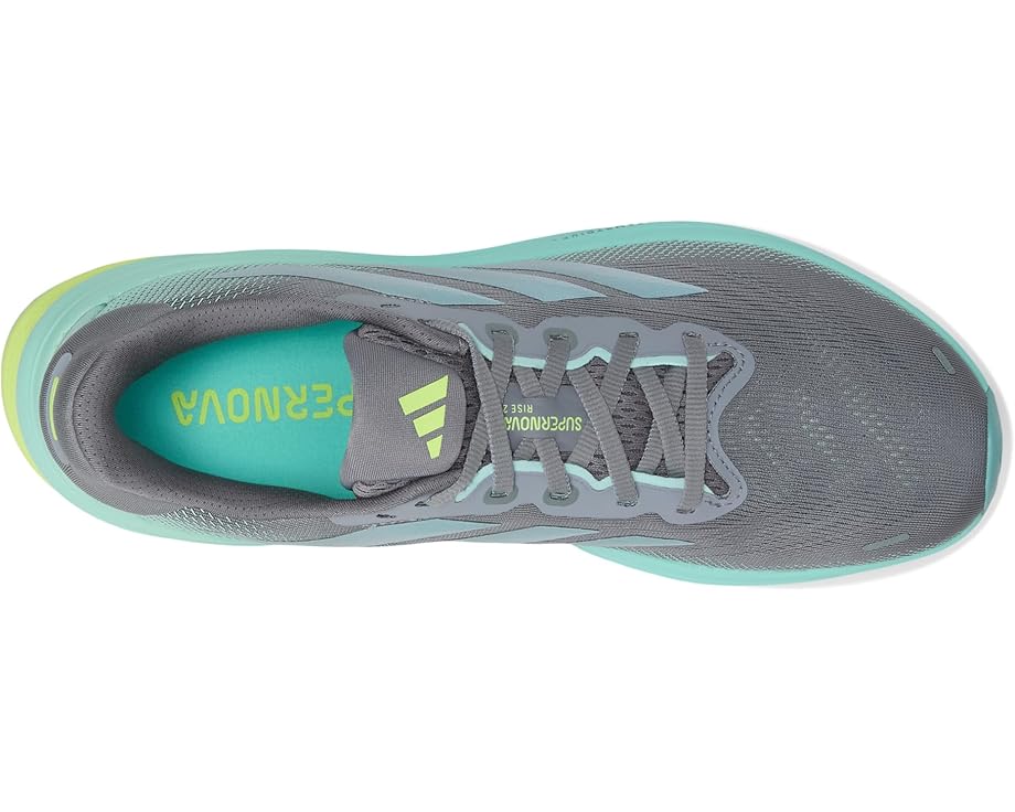 Кроссовки adidas Running Supernova Rise Running Shoes, цвет Grey/Magic Grey Metallic/Flash Aqua — фото 2