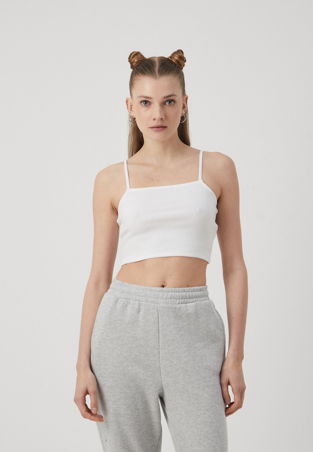 

Топ 2 Pack Even&Odd, белый/черный