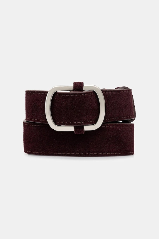 

Замшевый ремень Answear.LAB, бордовый