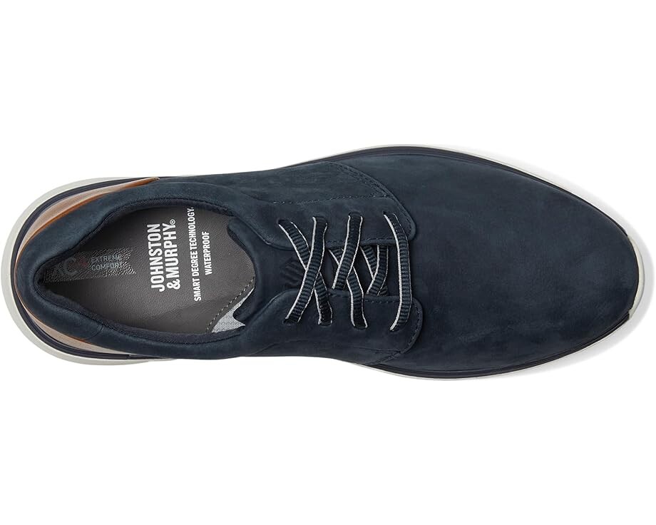 Кроссовки Johnston & Murphy Xc4 Prentiss 2 Plain Toe, цвет Navy Waterproof Tumbled Nubuck — фото 2