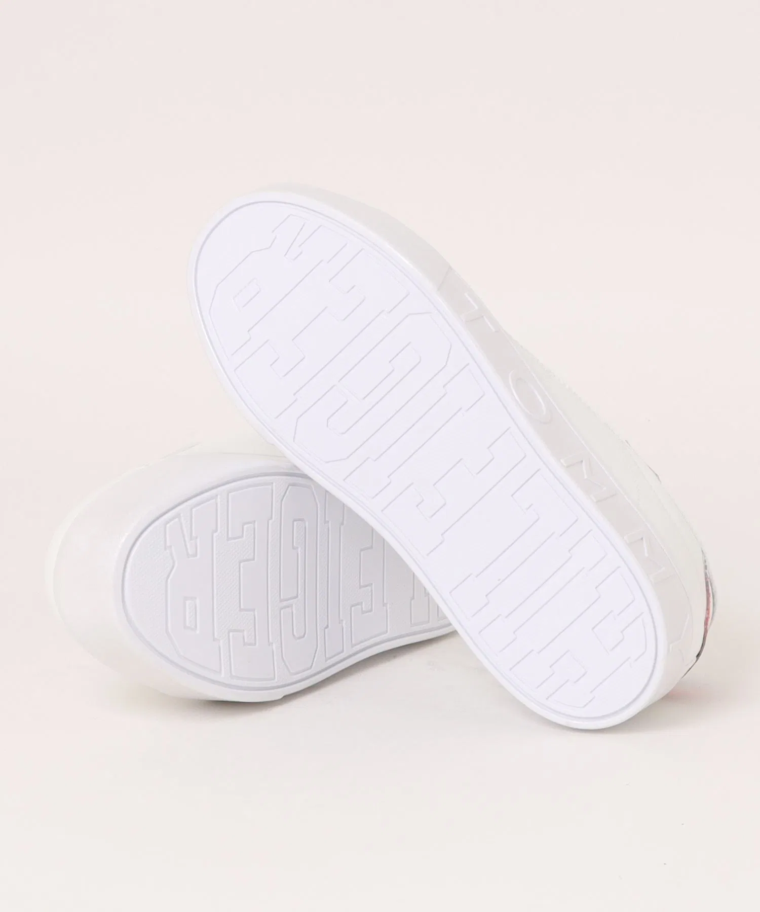 Детские кроссовки TOMMY HILFIGER EVA PLATFORM ZIP серебристо-белые — фото 3