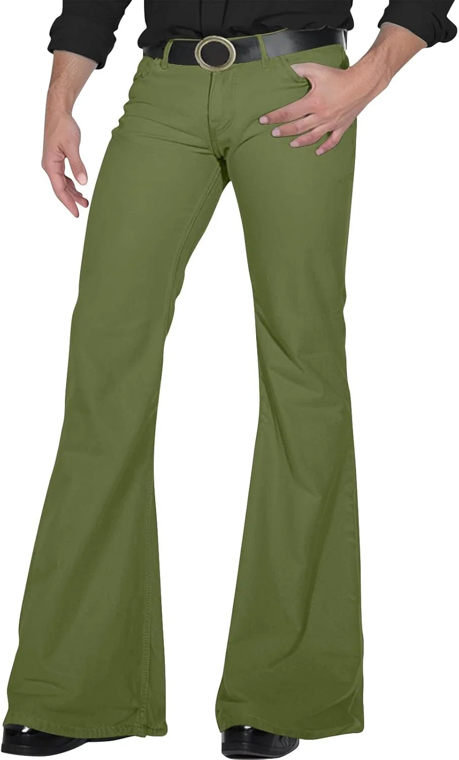 Джинсы клеш Vintage, Army Green — фото 2