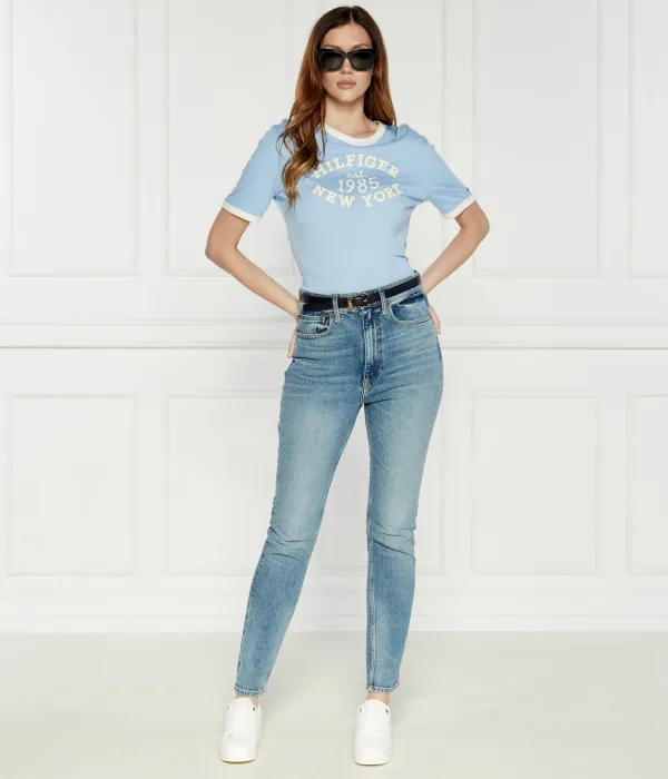 Футболка «Varsity Ringer» Regular fit Tommy Hilfiger, синий — фото 2
