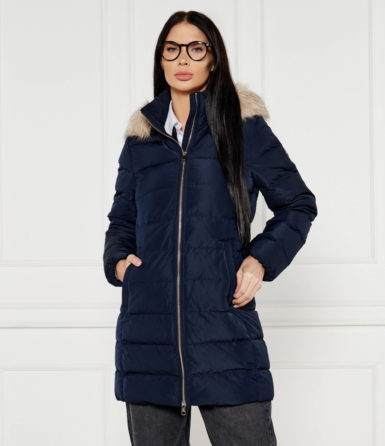 

Куртка Tommy Hilfiger HERITAGE Regular Fit, темно-синий
