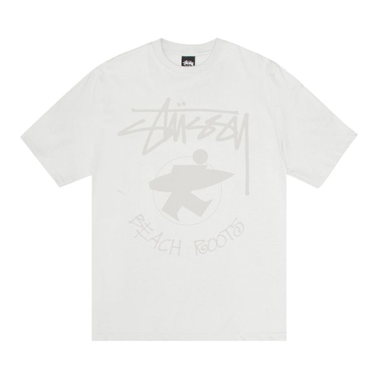 

Футболка Stussy Beach Roots Tee 'Natural', белый