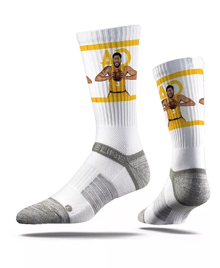 

Мужские носки премиум-класса Anthony Davis Los Angeles Lakers Player Action Full Sub Crew Strideline