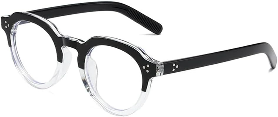 

Овальные солнцезащитные очки для женщин, прозрачные, черные, с оранжевыми заклепками, для мужчин, в стиле панк, с защитой от УФ-излучения UV400, для занятий спортом на открытом воздухе, бега и путешествий UYPTK, Black Transparent