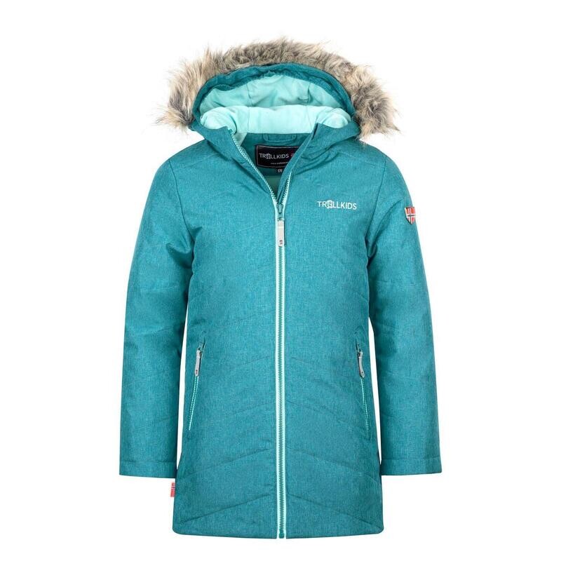 

Детская зимняя куртка Lifjell бирюзовый/голубой TROLLKIDS, цвет blau