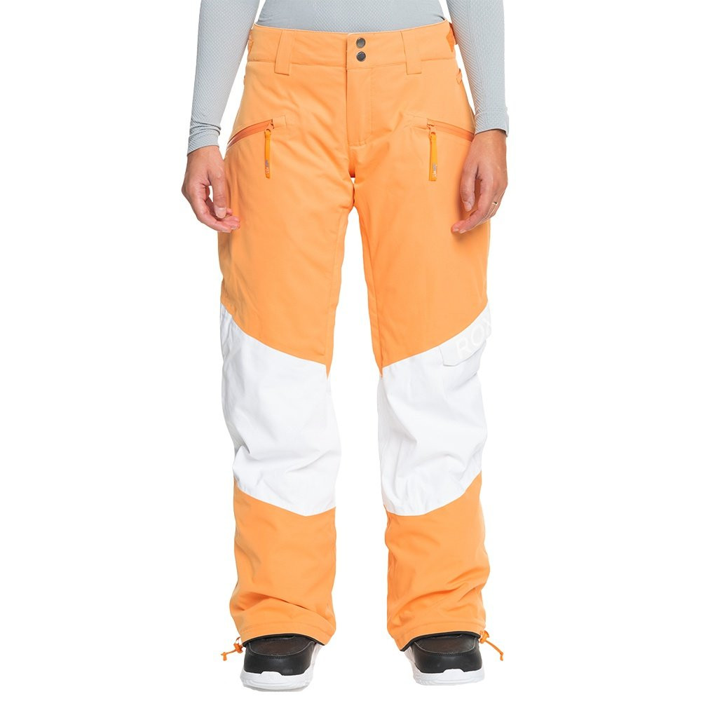 

Утепленные брюки для сноуборда Roxy Chloe Kim Woodrose (женские), Mock Orange