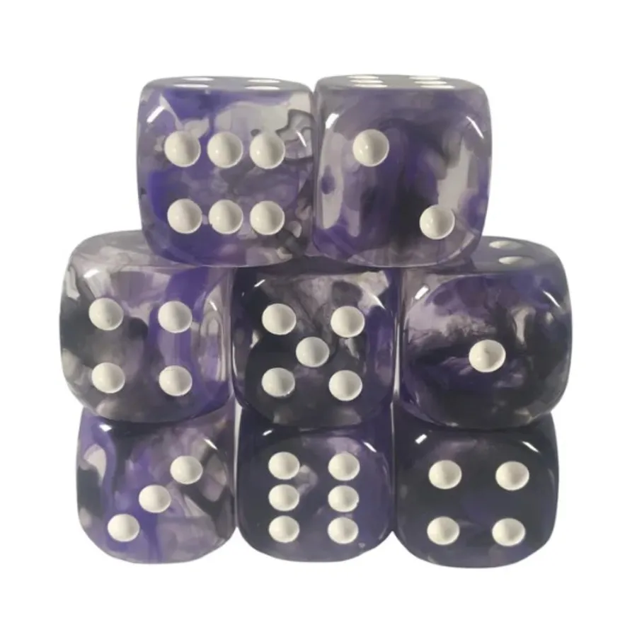 

d6 18 мм Хитрость Разбойника с белым (12), Class & Creature Dice - d6 Sets