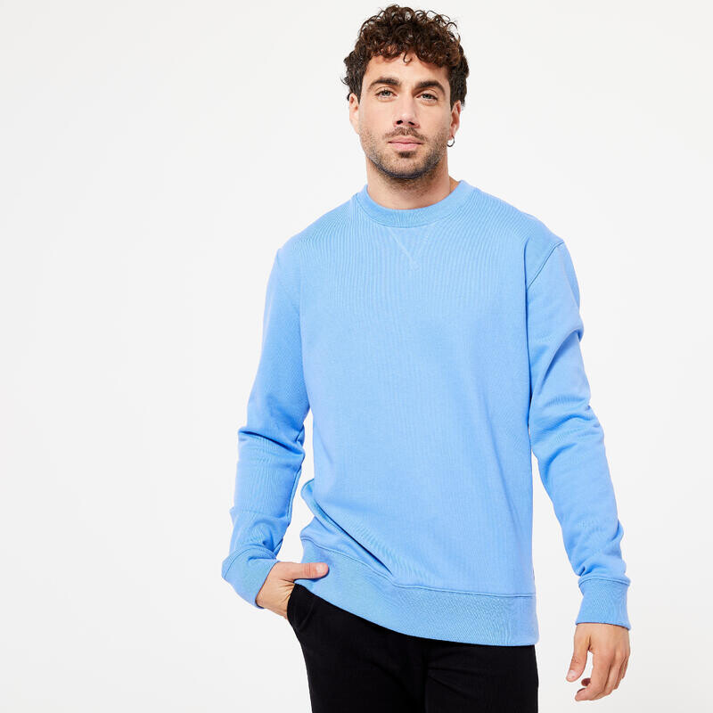 

Толстовка мужская - 500 Essentials лавандовый синий DOMYOS, цвет blau