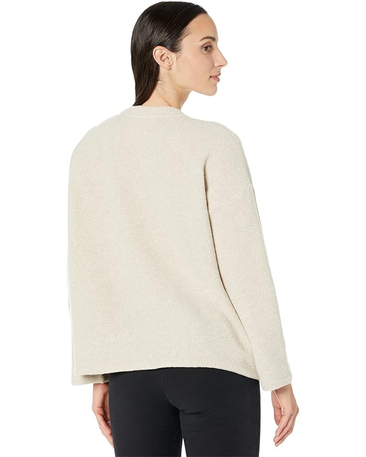 

Свитер Eileen Fisher Crew Neck Box Top, цвет Maple Oat