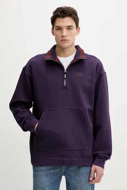 Толстовка из хлопка Adidas Originals, фиолетовый