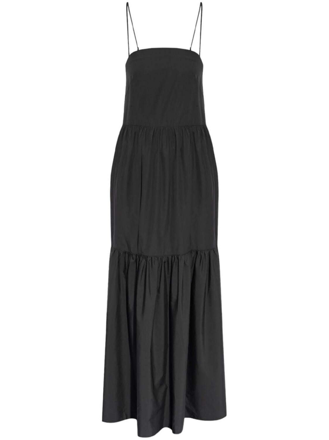 

Rag & bone платье Saige из хлопкового поплина с текстурой, черный