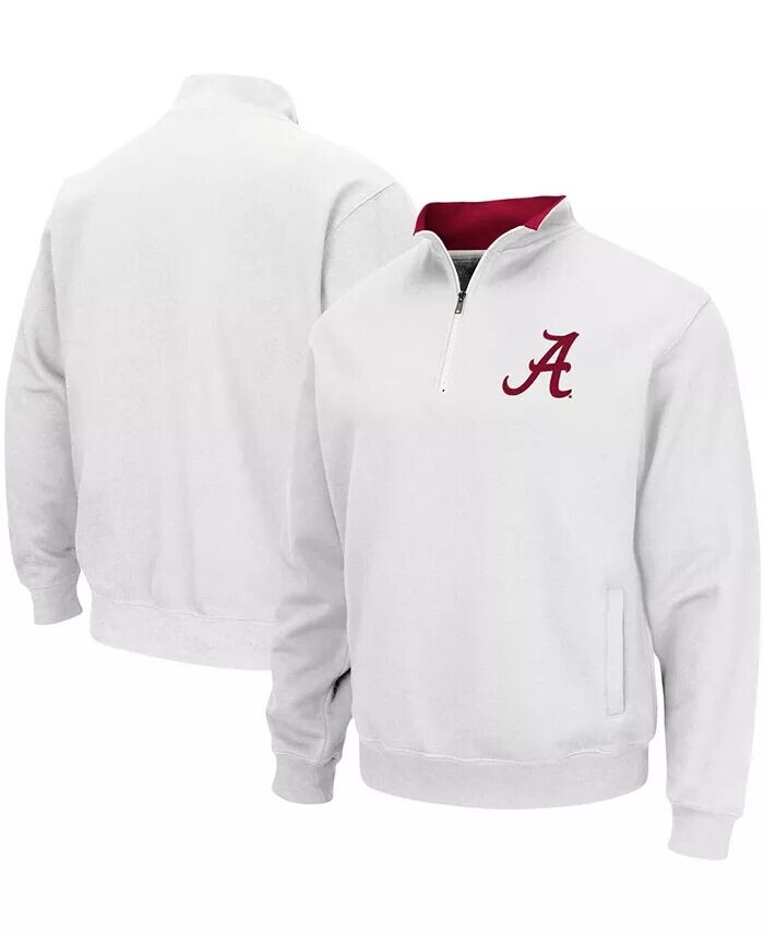 

Мужская белая куртка-пуловер с логотипом Alabama Crimson Tide Tortugas на молнии Colosseum