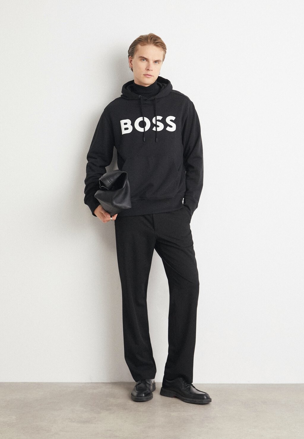 

Толстовка WEBASIC HOOD BOSS, черный