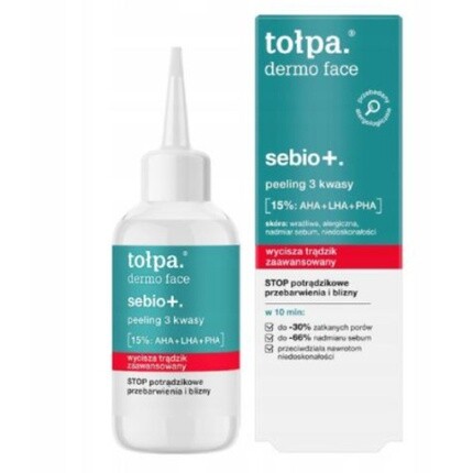 

Tolpa 50 мл Sebio+ Пилинг для лица с 3 кислотами Bielenda Group S.A