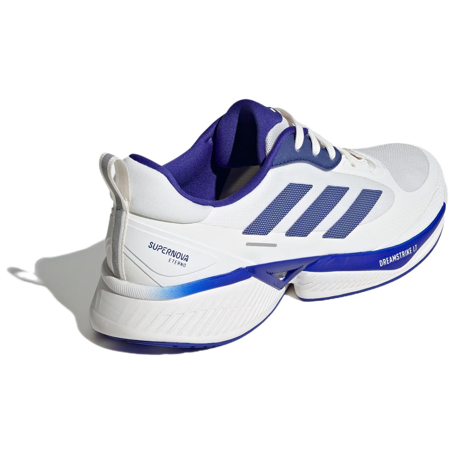 Кроссовки для бега Supernova Eterno мужские с низким верхом белый/синий Adidas — фото 3