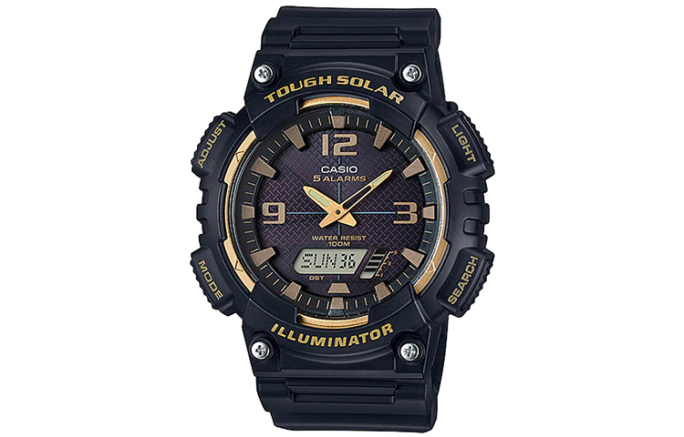 

CASIO Часы YOUTH G-Shock AQ-S810W-1A3V Black Watch AQ-S810W-1A3V, Black Gold Watch Dial