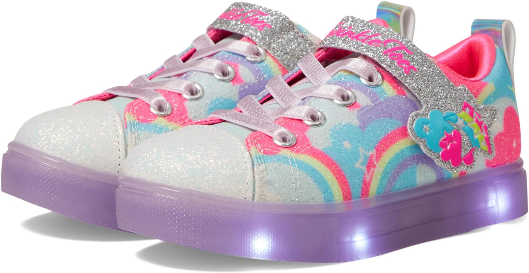 

Кроссовки Twinkle Sparks Ice 2.0 - Shimmering Sky 314749L SKECHERS KIDS, мульти