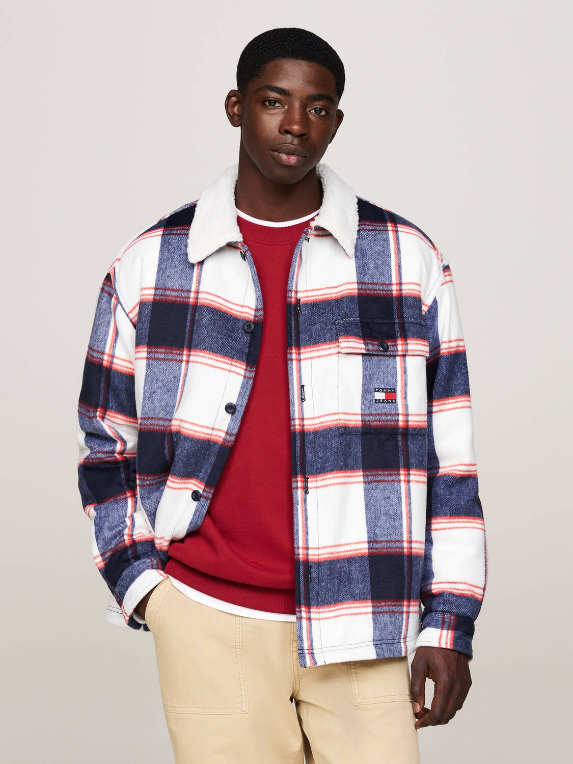 

Куртка Tommy Jeans Loose fit, темно-синий