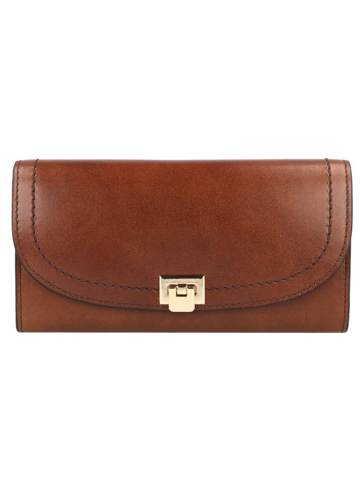 

Кошелек The Bridge Federica RFID Schutz Leder 19 cm, цвет marrone