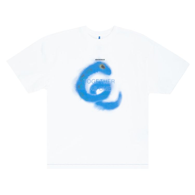 

Футболка Ader Error Semi-Oversized Fit T-Shirt 'Off White', кремовый