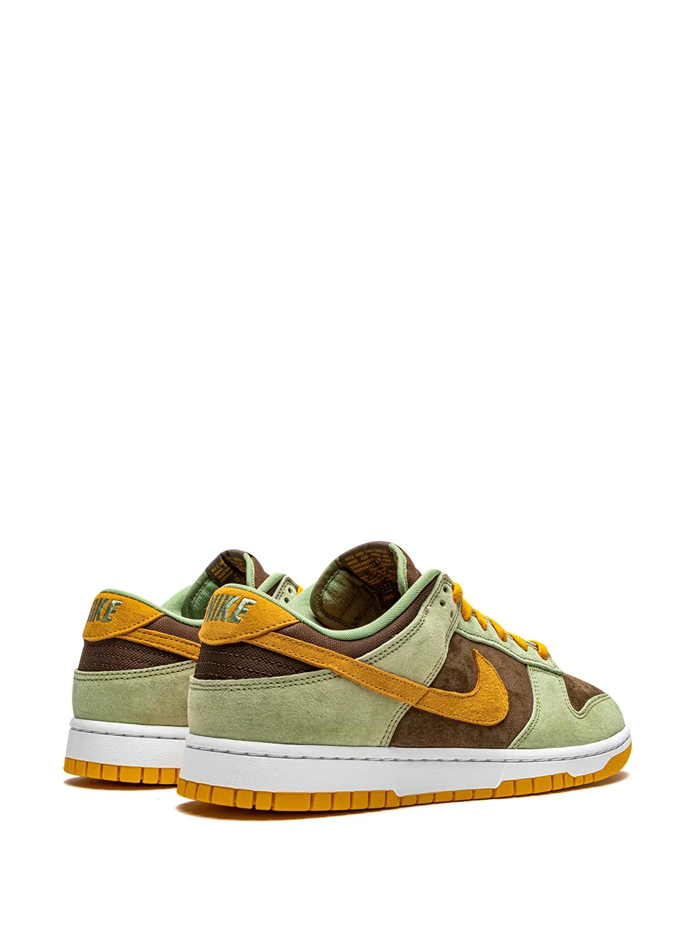 Кроссовки Dunk Low Nike, зеленый — фото 3
