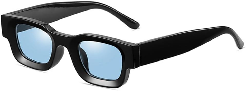 

Популярные модные маленькие квадратные солнцезащитные очки для женщин в стиле ретро, ​​солнцезащитные очки UV400 для мужчин, трендовые солнцезащитные очки MTZJH, Black Blue