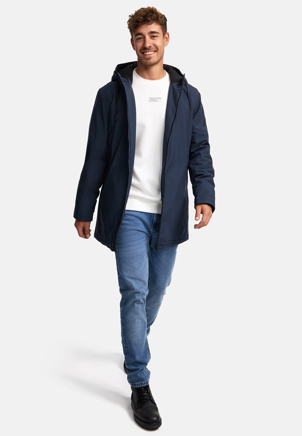 

Зимнее пальто EMILIO INDICODE JEANS, темно-синий
