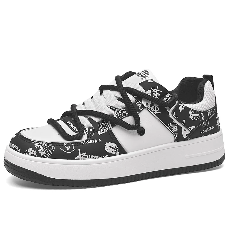 Кроссовки Low Top Skateboard Unisex KOMETA.A, темно-синий flowing shadow (with fleece insole) — фото 4