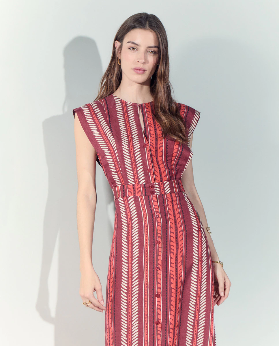 

Женское платье без рукавов Tintoretto, красный