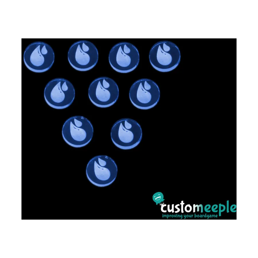 

Жетон магической силы — вода, Game Accessories (Customeeple)