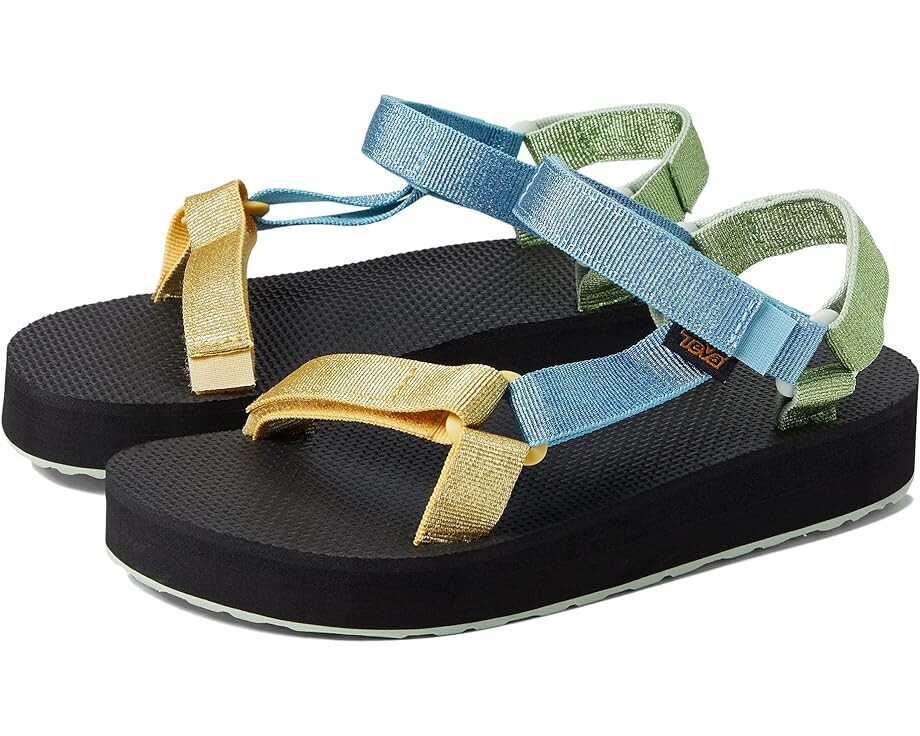 

Сандалии Teva Midform Universal Metallic, цвет Blue Metallic Multi