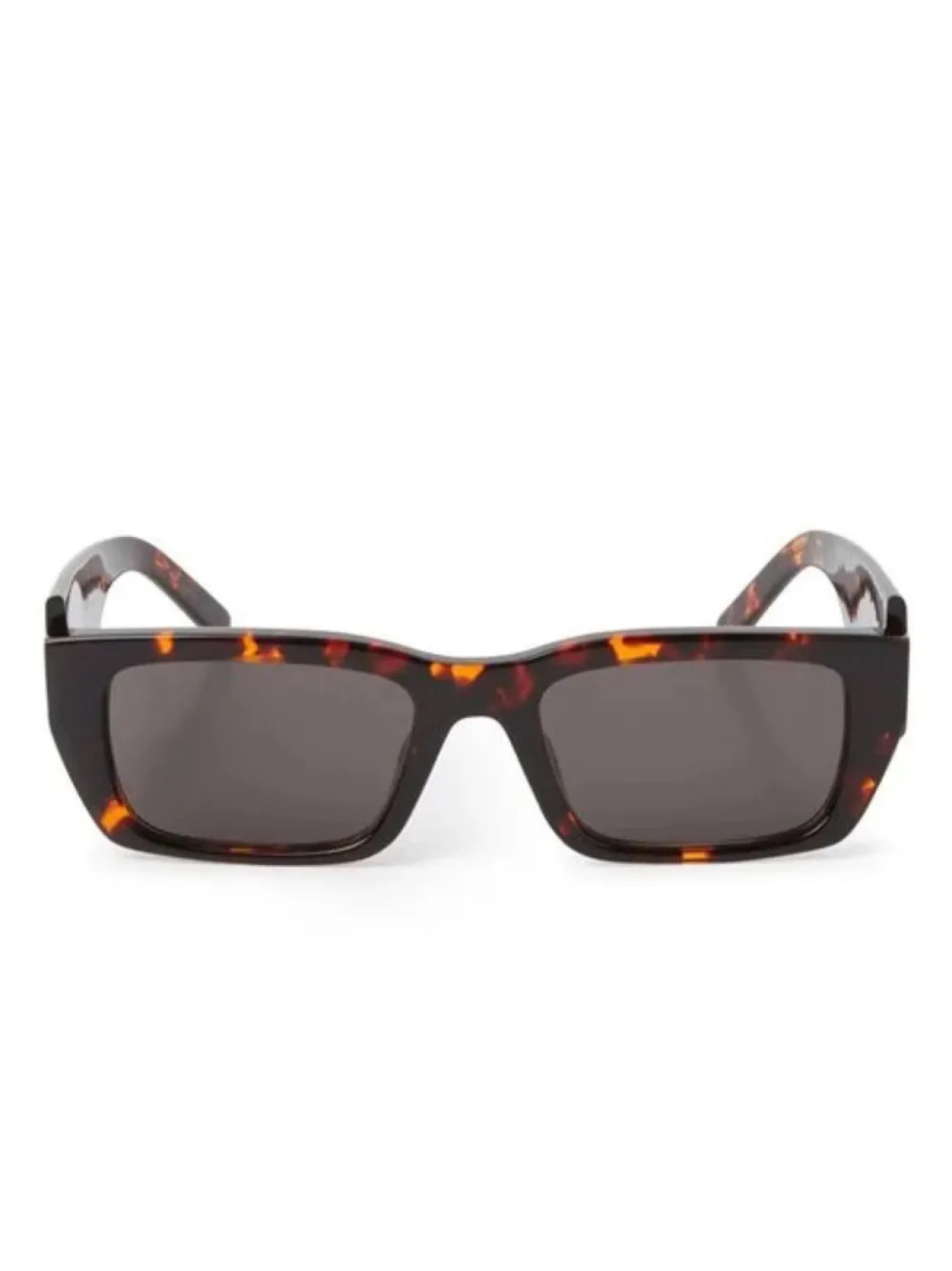 

Солнцезащитные очки Palm Angels Eyewear в прямоугольной оправе черепахового цвета, коричневый