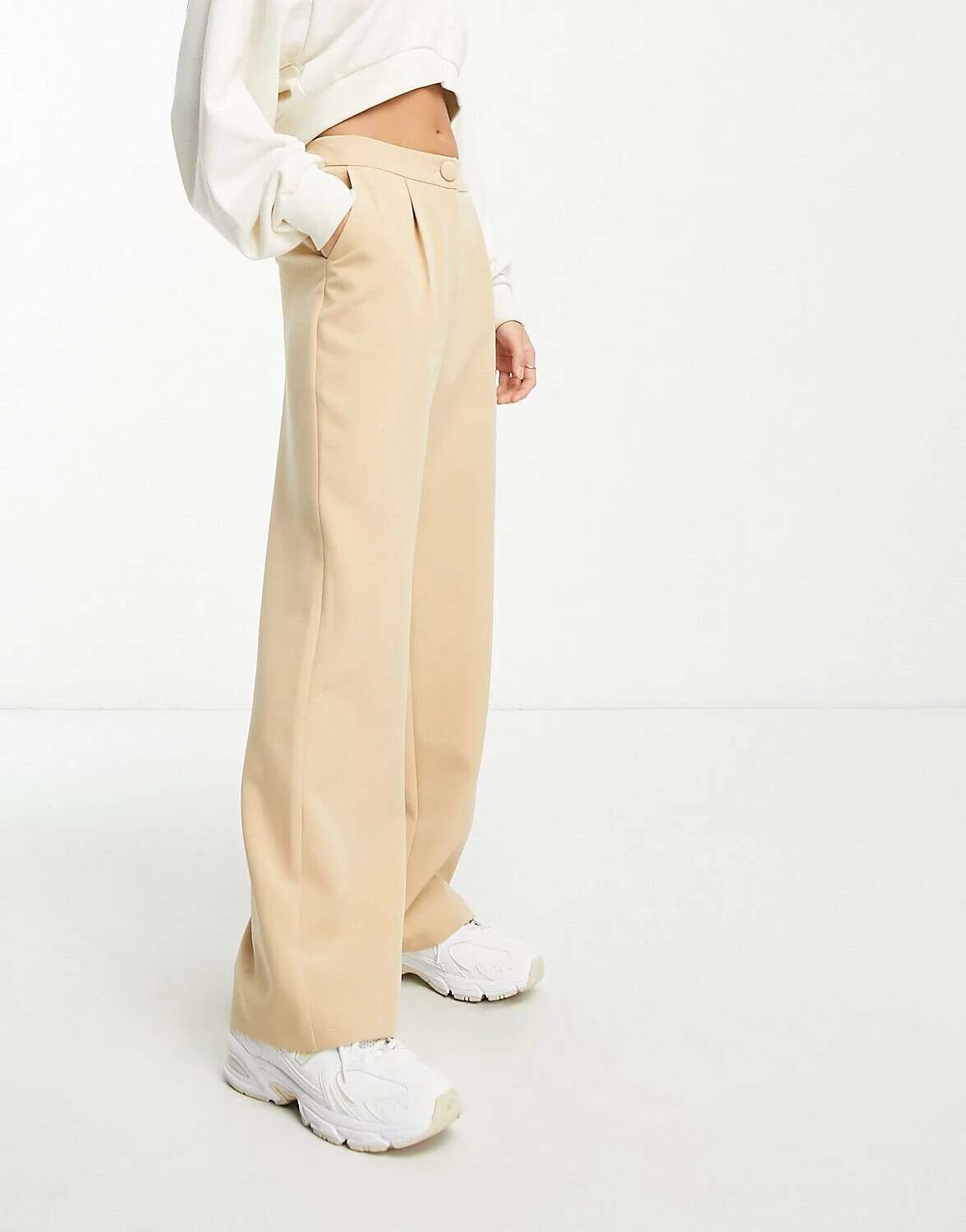 

Брюки с напуском Miss Selfridge Petite Stone