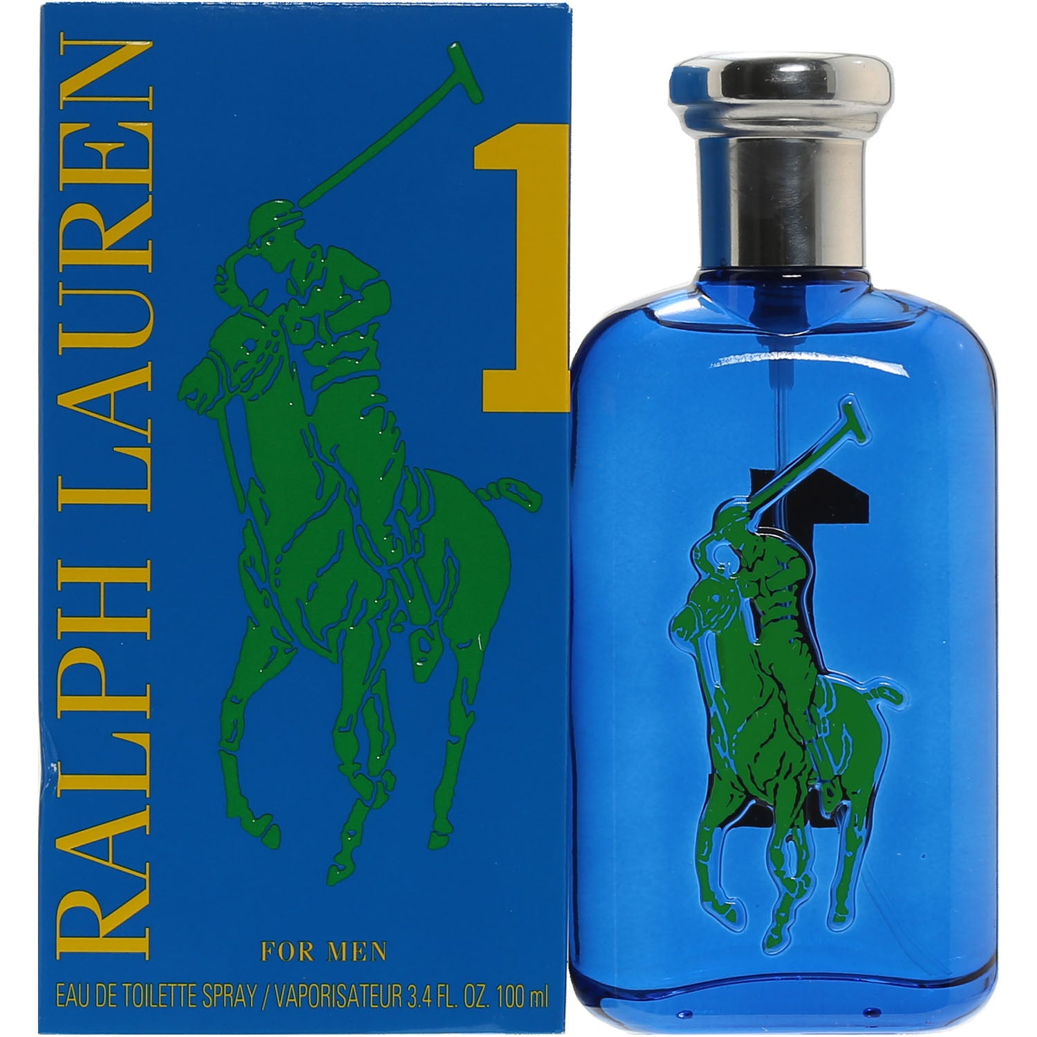 

Polo Big Pony Blue #1 For Men от Ralph Lauren Edt спрей, 3,4 унции