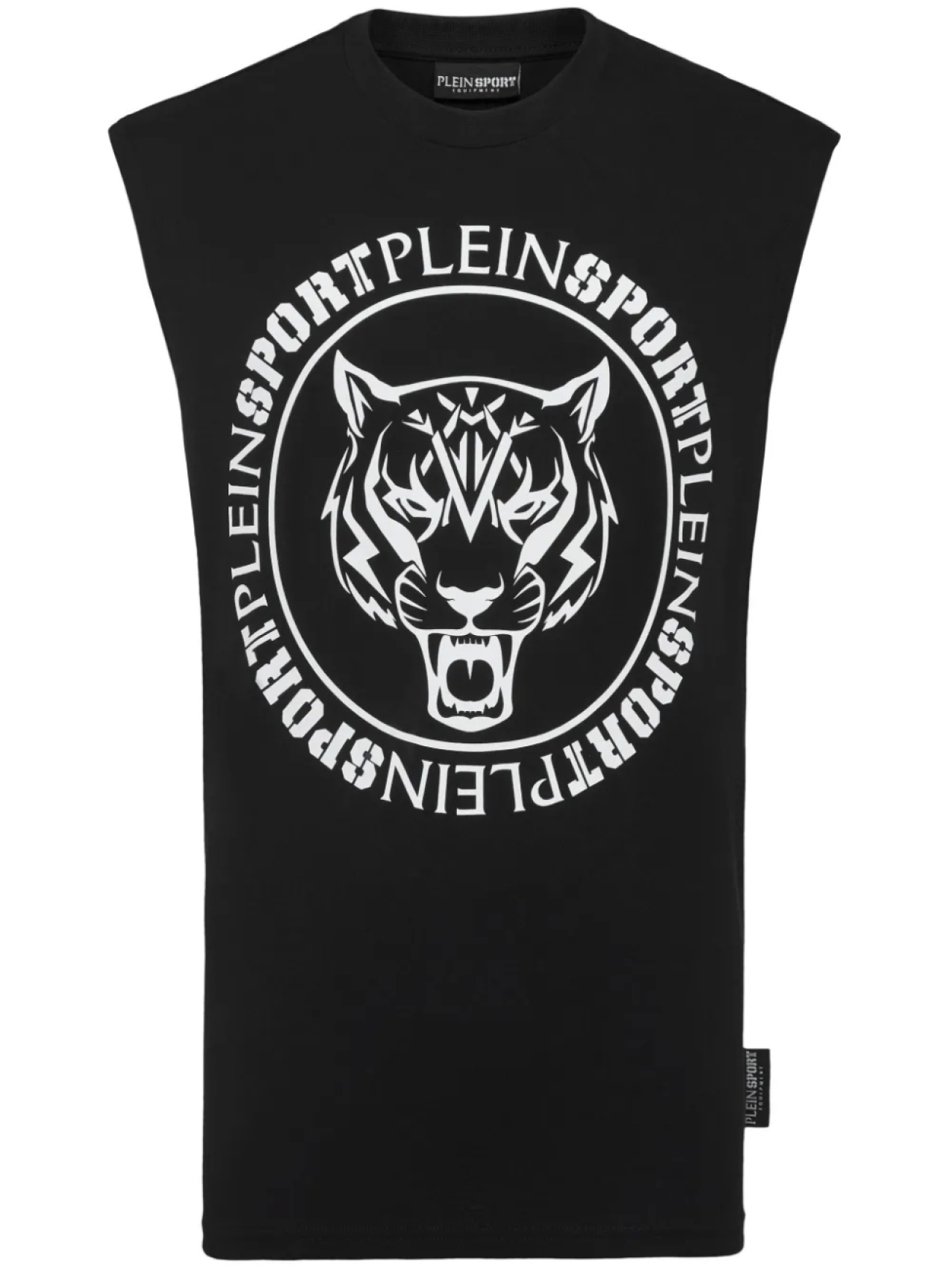

Футболка Plein Sport топ с логотипом, черный