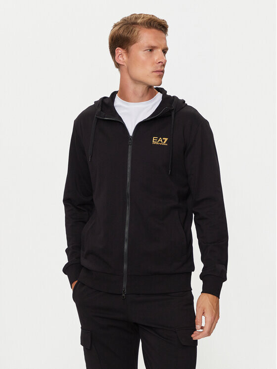 

Толстовка regular fit Ea7 Emporio Armani, черный