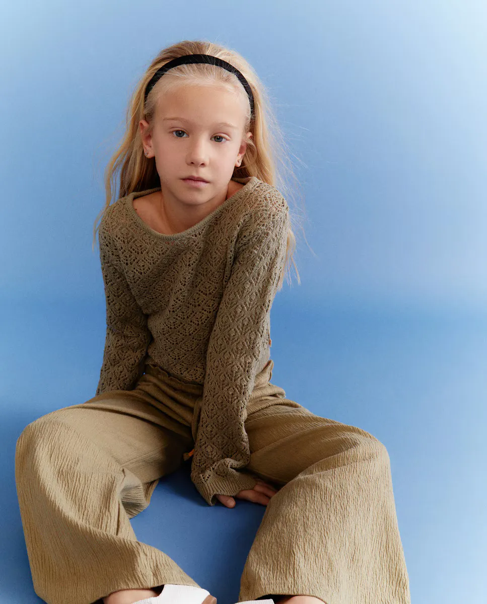 

Укороченный свитер для девочки Kids El Corte Inglés, цвет 520 Kaki