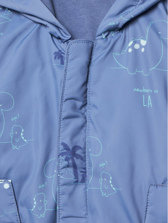 Переходная куртка стандартного кроя 2Z98AN00T United Colors Of Benetton, синий — фото 3