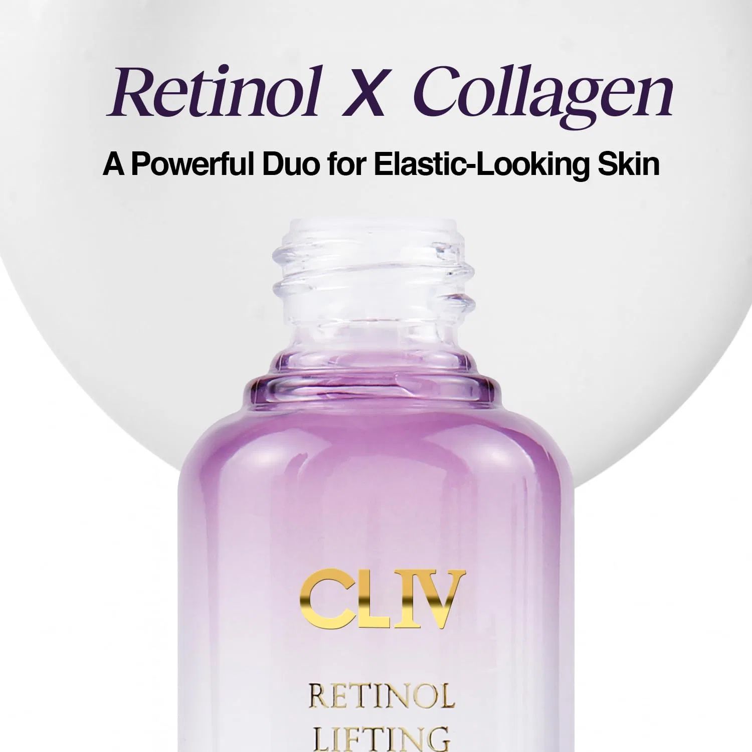 Тоник Cliv — Лифтинг-ампула Retinol с % раствором коллагена, 30 мл — фото 2