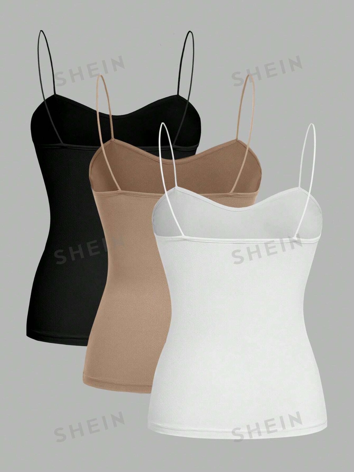 

Майка Shein Ezwear женская, 3 штуки