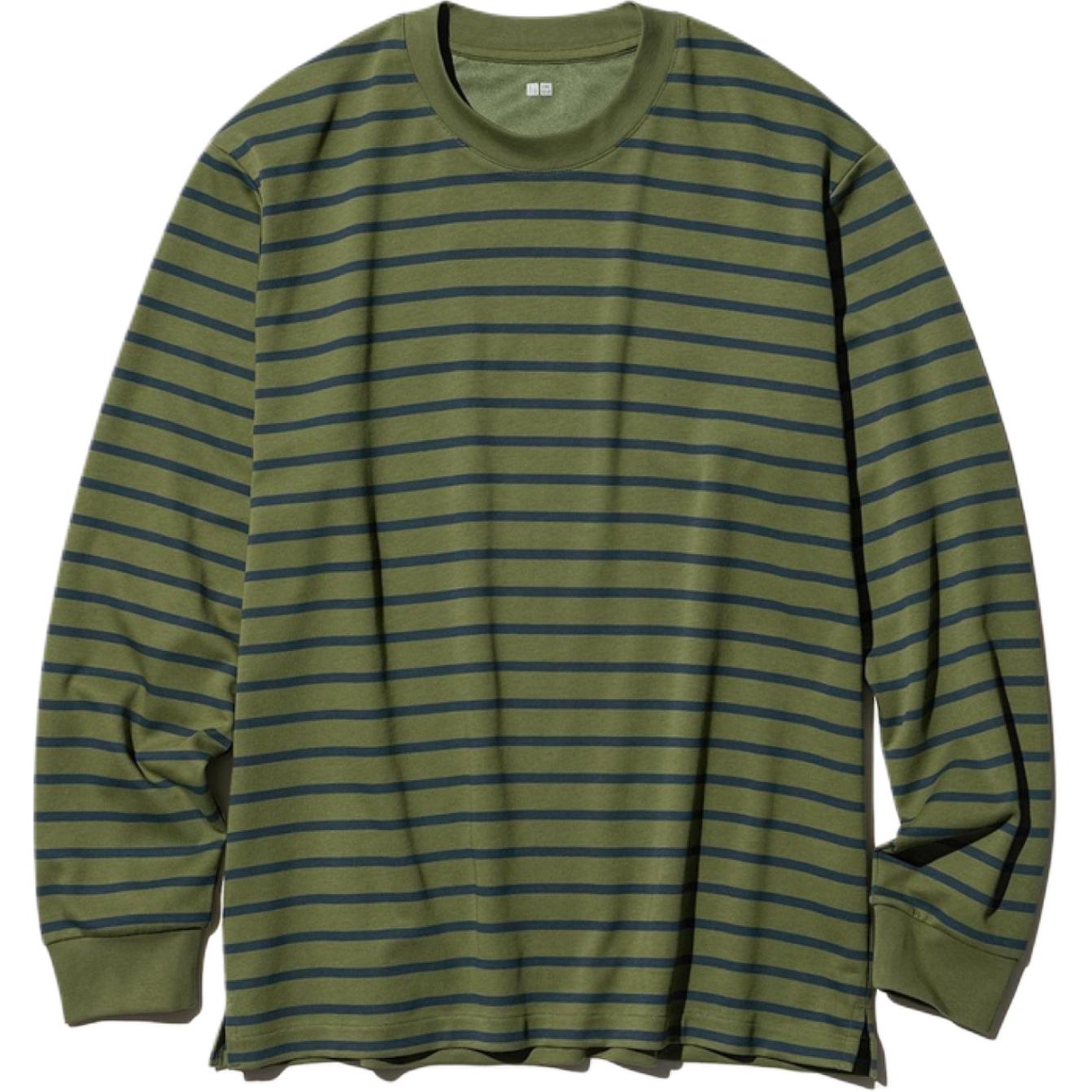 

UNIQLO Футболка Unisex AIRism Mesh Series Olive, Хаки, UNIQLO Футболка Unisex AIRism Mesh Series Olive