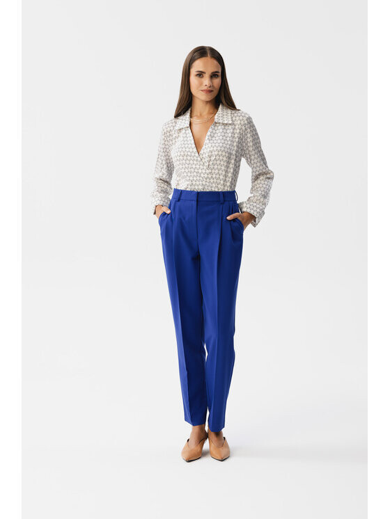 

Брюки из ткани modern fit Stylove, синий