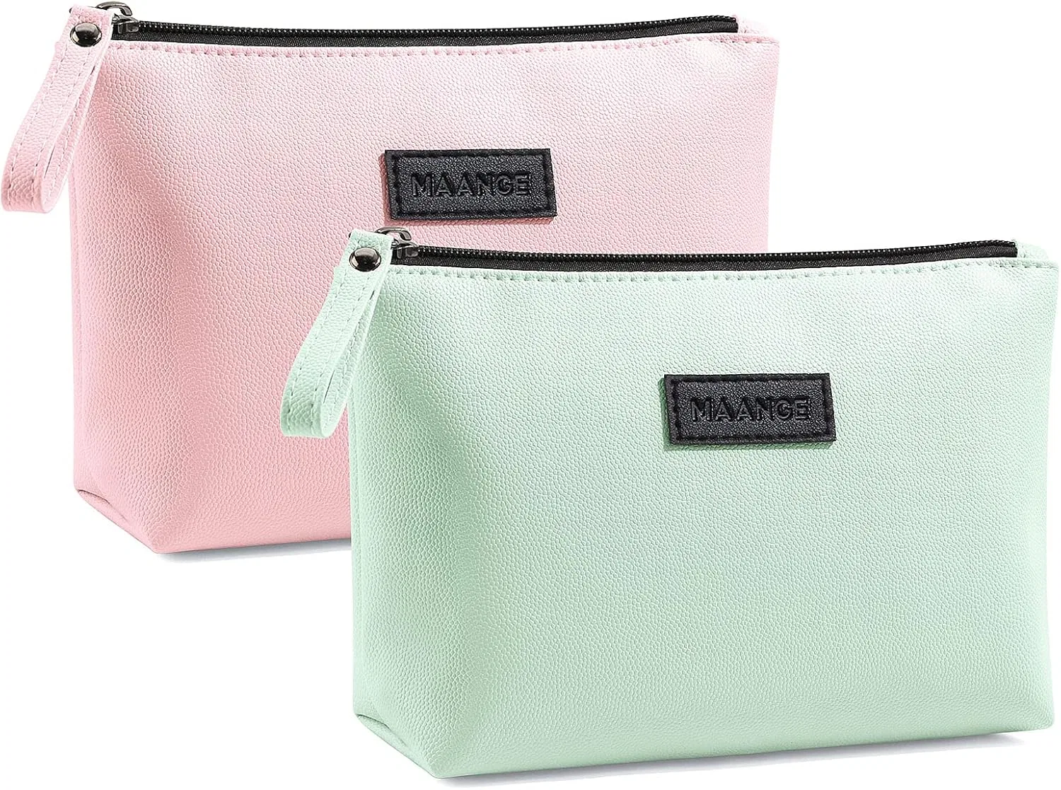 Маленькая косметичка с ручкой от MAANGE Maange, Pink + Green