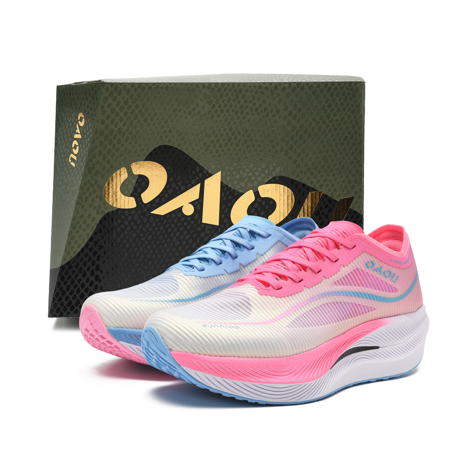 

Амортизирующие устойчивые к истиранию дышащие низкие детские беговые кроссовки для подростков OAOU, розовый