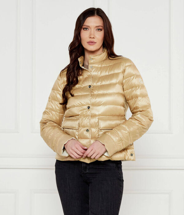 

Пуховик женский Lauren Ralph Lauren короткий стеганый, золотой